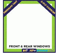 Per Audi Q2 2017 +Carbonio Pre Taglio Finestrino Tinta Completo Premium 2-ply HP