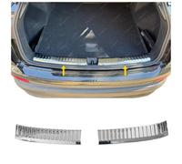 Per AUDI Q4 e-tron 2021-SU Cromato Protezione Paraurti BRILLANTE ACCIAIO 2 pz