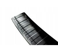 Protezione paraurti Posteriore in Acciaio Inox Nero Compatibile con Audi Q5 2008-2012 & 2012- 'Ribs'
