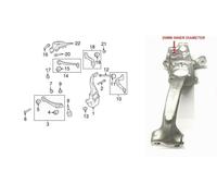 Per Audi Q5 Se Tdi Quattro MK1 (8R) (Q5) 2.0D Sterzo Anteriore Nocca R/H 2009+