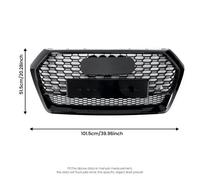 PER AUDI Q5 SQ5 2017-2019 CON QUATTRO RSQ5 GRIGLIE ANTERIORI A NIDO D'APE A RETE