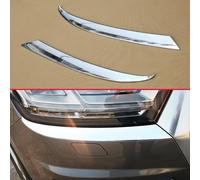 Per Audi Q7 4M 2016-2019 Cromo Testa Luce Strisce Faro Sopracciglia Cover Orlo