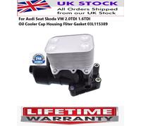 Per Audi Seat Skoda VW 2.0TDI 1.6TDI Radiatore Olio Tappo Alloggiamento Fliter
