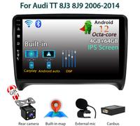 Per Audi TT 8J3 8J9 2006-14 Autoradio Car Stereo GPS Navi Carplay 64G Android 14