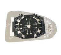 Per Audi TT da 2014 Vetro con Piastra Sx Termico Asferico x Specchio Retrovisore