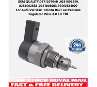 Per Audi VW Seat Skoda Ferroviario Regolatore Pressione Caburante Valvola 2.0
