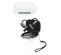 Per auricolari Soundcore AeroFIT 2, custodia in silicone morbido con impermeabile, antiurto e antigraffio, ideale per la protezione quotidiana, bianco