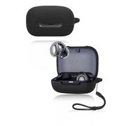 Per auricolari Soundcore C40i, custodia in silicone morbido con impermeabile, antiurto e antigraffio, ideale per la protezione quotidiana, colore nero