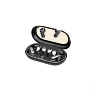 Per auricolari wireless 3 in 1 che offrono clip per l'orecchio e opzioni di adattamento per casi di utilizzo dinamico tra cui esercizio fisico e lavoro a distanza (nero)