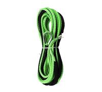 Per auto, camion, rimorchi, SUV Cavo di prolunga for verricello sintetico da 25 m x 12 mm(Green)