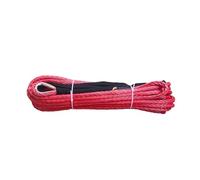Per auto, camion, rimorchi, SUV Cavo di prolunga for verricello sintetico da 25 m x 12 mm(Red)