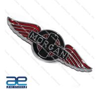 PER AUTO D'EPOCA MORGAN AUTO COFANO IN METALLO STEMMA DISTINTIVO ROSSO E NERO
