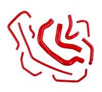 per Auto Kit Tubo Flessibile di Sfiato del Liquido di Raffreddamento Radiatore in Silicone per Mazda Mx5 per Miata NB MK2 1.6 B6-ZE Motore 1998-2005 Tubi Flessibili Motore Auto(Red)