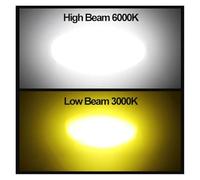 Per Auto Moto E Moto 10000LM P15D LED Moto H6M LED Lampadine Per Fari Da Moto CSP Lente Bianca Gialla Lampada Hi Lo Lampada Fendinebbia Luci Anteriori(3000K 6000K)