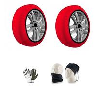 PER AUTO,SUV,4X4,FURGONI CON PNEUMATICI 275/45 R21 CERCHIO 21 MISURA XXL CALZA DA NEVE OMOLOGATA COPPIA DI CALZE DA NEVE GHIACCIO IN TESSUTO ANTI-SLITTAMENTO PER RUOTE SU TRATTI DI STRADA MISTA