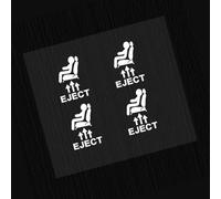 Per Auto Vuoto Tappo Copri Tasto Adesivi Pop-Up PVC Decal per Interni Auto Uso