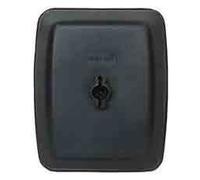 PER AUTOCARRO OM LEONCINO COPPA SPECCHIO RETROVISORE NERA 230x180 SENZA MORSETTO