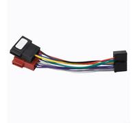 Per autoradio per adattatore ISO con cavo a 20 pin e connettore DIN per autoradio, supporta 8 12 V di tensione, garantisce un collegamento affidabile attraverso vari modelli di auto