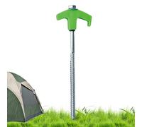 per avvitabili per carichi pesanti, esagonali, per perforabili,Pali in metallo per il terreno che si illuminano al buio, 20 cm - Pali da campeggio antivento, a vite con presa salda per campeggio all'a