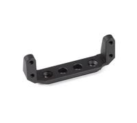 Per Axial 1/10 Per Vanquish Per Capra Portal Axle SOA 4WS Supporto Servo In Alluminio Lavorato Nero Trasparente Parti Opzionali Per Cingolati RC Accessorio Per Auto RC(Black)