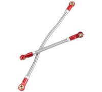 Per Axial Per Capra 1.9 Per UTB AXI03004 1/10 2 Pezzi Barra Di Collegamento Dello Sterzo Regolabile In Metallo Parti Di Auto RC Accessori Aggiornamento Sostituzione Rc Asta di Trazione