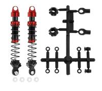 Per Axial Per CX10 RBX10 Per TRX4 D90 Per Auto Cingolate RC 1/10 2 Pezzi Di Ammortizzatori In Metallo 80mm 90mm Accessori Per Laggiornamento Delle Parti RC Ammortizzatore(Red,90mm)