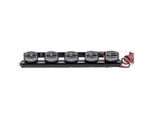 Per Axial Per SCX10 90046 Per Traxxas Per TRX4 Per Redcat GEN8 Per RGT EX86100 Per Tamiya CC01 Barra Luminosa Per Auto Cingolate RC 1/10 Fari Rc(5 lights)
