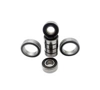 Per Axial Per SCX10 ASSALE AXA1221 AXA1230 1/10 8 Pezzi 52100 Kit Cuscinetti Sfere Metrici In Acciaio Cromato Ricambio Per Auto RC Con Guarnizione Gomma Nera Parti Cuscinetti RC