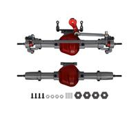 Per Axial Per SCX10 D90 1/10 RC Car Per Rock Crawler Parti Di Aggiornamento Assale Anteriore Posteriore In Metallo CNC Con Base Servo Assale RC(Size3)