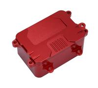 Per Axial Per SCX10 D90 D110 1/10 RC Car Per Rock Crawler Telaio Fai Te CNC Lega Alluminio Ricevitore Box ESC Vassoio Elettronico Attrezzatura Parti Modifiche RC(Red)