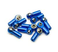Per Axial Per SCX10 D90 Per TRX4 Per TRX6 Per Tamiya CC01 1/10 10 Pz Metallo M3 M4 Collegamento Tie Rod End Giunto Ammortizzatore Parti Modifiche RC(Blue,M3)