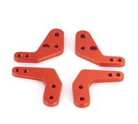 Per Axial Per SCX10 II 90046 1/10 4 Pezzi Supporto Ammortizzatore Torre Sospensione Estensione Per Altezza Angolo Supporto RC Crawler Auto Aggiornamenti Parti Parti Riparazioni RC(Red)