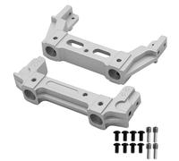 Per AXIAL Per SCX10 II 90046 90047 1/10 Anteriore Posteriore Rail Supporti Per Paraurti Basamento In Lega Di Alluminio Del Metallo Parti Aggiornamento Ricambi RC