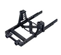 Per Axial Per SCX10 II 90046 90047 1/10 In Metallo Per Telaio Con Guide Estese Kit Con Torri Ammortizzatori E Supporto Paraurti 6x6 RC Crawler RC Cingolato Telaio