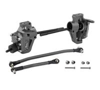 Per Axial Per SCX10 II 90046 90047 AR44 1/10 Lega Anteriore Posteriore Portale Assi Con Collegamento Dello Sterzo Parti Aggiornamento RC Crawler Ricambi Assale RC