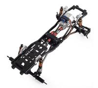 Per Axial Per SCX10 II 90046 EX86100 1/10 Telaio In Metallo Con Per Passo 313 Mm E Trasmissione A Una/due Velocità RC Crawler Telaio Rc