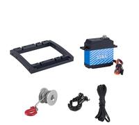 Per Axial Per Scx10 Ii Per Capra Per Tgh Rails Per Lcg 1/10 Rc Crawler Sterzo Verricello Doppio Servo Montaggio Asse Comp Telaio Kit Parti Aggiornamento Accessori Modellismo RC