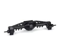 Per Axial Per SCX10 III AR45 1/10 RC Car Crawler Per Telaio In Alluminio Offset Pumpkin Portal Axle Con Supporti Servo Assale RC(Black,Rear Axle)