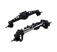 Per Axial Per SCX10 III AXI03007 1/10 Assale Portale Anteriore Posteriore Alluminio CNC Supporti Collegamento Superiore Regolabile Aggiornamento Camion Cingolato RC Ricambi Assi RC(Black,1set)