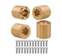 Per Axial Per SCX10 Per TRX4 Pesi In Ottone 1/10 Mozzo Esagonale Per Ruota Adattatore Allargato Per Ruote Da 1,9 2,2 Pollici Cerchio RC Crawler Ricambi RC