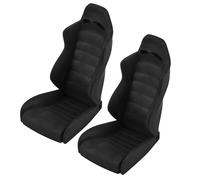 Per Axial Per SCX10 Per Wraith AX90018 AXI90074 RR10 Per Traxxas Per TRX4 1/10 Cabina Sedile Conducente Ricambi Auto Cingolate RC Modelli Auto Rc(Black,2pcs)