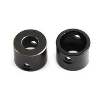 Per Axial Per SCX10 PRO 1/10 Tappo Tubo Assale Posteriore Ottone Nero RC Crawler Auto Camion Fuoristrada Parti Accessori Aggiornamenti E Sostituzioni Accessorio Per Auto RC