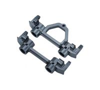 Per Axial Per SCX10 SCX10II 90046 90047 1/10 Supporto Per Traversa Di Montaggio Paraurti Anteriore E Posteriore In Metallo Alluminio Parti Per Auto RC Accessorio Per Auto RC(Gray,1set)