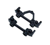 Per Axial Per SCX10 SCX10II 90046 90047 1/10 Supporto Per Traversa Di Montaggio Paraurti Anteriore E Posteriore In Metallo Alluminio Parti Per Auto RC Accessorio Per Auto RC(Black,1set)