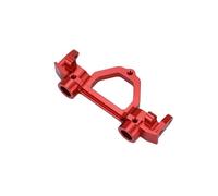 Per Axial Per SCX10 SCX10II 90046 90047 1/10 Supporto Per Traversa Di Montaggio Paraurti Anteriore E Posteriore In Metallo Alluminio Parti Per Auto RC Accessorio Per Auto RC(Red,Rear)