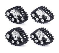 Per Axial Per SCX24 1/24 Rc Auto 4 Pezzi Cingoli In Gomma Ruote Neve Sabbia Off-Road Pneumatici Set Grip Crawler Parti Di Aggiornamento Parti Riparazione RC