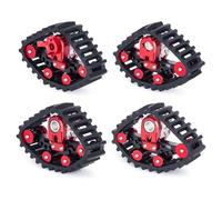 Per Axial Per SCX24 1/24 Rc Auto 4 Pezzi Cingoli In Gomma Ruote Neve Sabbia Off-Road Pneumatici Set Grip Crawler Parti Di Aggiornamento Parti Riparazione RC