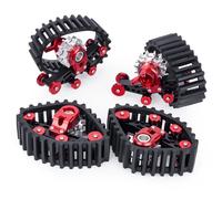 Per Axial Per Scx24 1/24 Rc Auto Telecomandata 4 Pezzi Pista Da Neve Ruota Pneumatico Parti Di Aggiornamento Modificare Accessori Ricambio RC Componenti