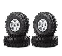 Per Axial Per SCX24 90081 AXI00001 1/24 4PCS 1.0 "49x18mm Beadlock Cerchioni Pneumatici Set RC Crawler Auto Micro Modificato Sostituire Pneumatici Auto RC