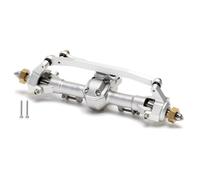 Per Axial Per SCX24 90081 C10 B-17 1967 2019 Per Wrangler 1/24 Anteriore Asse Posteriore Set Pressofusione Lega Modello Edizione Completa Assali RC(Silver,Front)